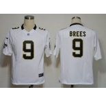 nike nfl jerseys new orleans saints #9 brees white[game]