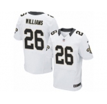 Men Nike New Orleans Saints #26 P. J. Williams Elite White NFL Jersey