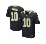 Men's Nike New Orleans Saints #10 Chase Daniel Elite Black Team Color NFL Jersey