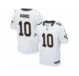Men's Nike New Orleans Saints #10 Chase Daniel Elite White NFL Jersey