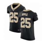 Men's Nike New Orleans Saints #25 Eli Apple Black Team Color Vapor Untouchable Elite Player NFL Jersey