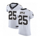 Men's Nike New Orleans Saints #25 Eli Apple White Vapor Untouchable Elite Player NFL Jersey