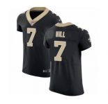 Men's Nike New Orleans Saints #7 Taysom Hill Black Team Color Vapor Untouchable Elite Player NFL Jersey