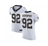 Nike New Orleans Saints #92 Marcus Davenport White Men Stitched NFL Vapor Untouchable Elite Jersey