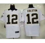 nike nfl jerseys new orleans saints #12 colston white[elite]