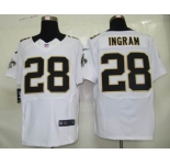nike nfl jerseys new orleans saints #28 ingram white[elite]