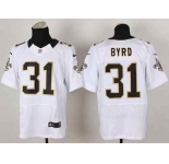 nike nfl jerseys new orleans saints #31 byrd white[Elite]
