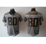 nike nfl jerseys new orleans saints #80 graham grey[Elite shadow]
