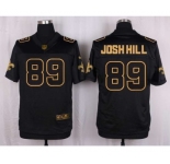 nike nfl jerseys new orleans saints #89 joshhill black gold collection[Elite][joshhill]