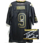 nike nfl jerseys new orleans saints #9 brees black[Elite lights out signature]