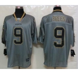 nike nfl jerseys new orleans saints #9 brees grey[Elite lights out]