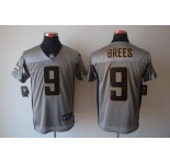 nike nfl jerseys new orleans saints #9 brees grey[Elite shadow]