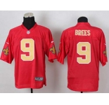 nike nfl jerseys new orleans saints #9 brees red[Elite]