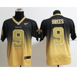 nike nfl jerseys new orleans saints #9 drew brees black-gold[Elite drift fashion][second version]