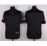 nike nfl jerseys new orleans saints blank black gold collection[Elite]