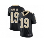 Men Nike New Orleans Saints #19 Ted Ginn Jr Black Team Color Vapor Untouchable Limited Player NFL Jersey