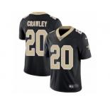 Men Nike New Orleans Saints #20 Ken Crawley Black Team Color Vapor Untouchable Limited Player NFL Jersey
