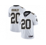 Men Nike New Orleans Saints #20 Ken Crawley White Vapor Untouchable Limited Player NFL Jersey