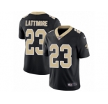 Men Nike New Orleans Saints #23 Marshon Lattimore Black Team Color Vapor Untouchable Limited Player NFL Jersey