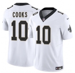 Men's New Orleans Saints #10 Brandin Cooks White 2025 F.U.S.E Vapor Limited Football Stitched Jersey