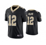 Men's New Orleans Saints #12 Chris Olave Black Vapor Limited Stitched Jersey