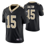 Men's New Orleans Saints #15 Rex Burkhead Black Vapor Limited Stitched Jersey