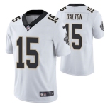 Men's New Orleans Saints #15 Rex Burkhead White Vapor Limited Stitched Jersey