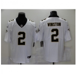 Men's New Orleans Saints #2 Jameis Winston Black Football Draft Limited Jersey