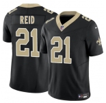 Men's New Orleans Saints #21 Justin Reid Black 2025 F.U.S.E. Vapor Limited Football Stitched Jersey