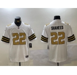 Men's New Orleans Saints #22 Rashid Shaheed Limited White Vapor Stitched Jersey
