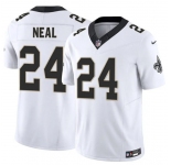 Men's New Orleans Saints #24 Devin Neal White 2025 F.U.S.E Vapor Limited Football Stitched Jersey