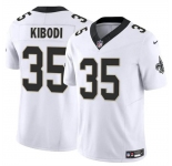 Men's New Orleans Saints #35 Jacob Kibodi White F.U.S.E Vapor Limited Stitched Football Jersey