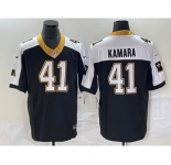 Men's New Orleans Saints #41 Alvin Kamara Black 2023 FUSE 1987 Legacy Vapor Stitched Jersey
