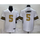 Men's New Orleans Saints #5 Jarvis Landry White 2022 Color Rush Stitched NFL Nike Limited Jersey