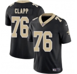 Men's New Orleans Saints #76 Will Clapp Black 2025 Vapor Limited Football Stitched Jersey