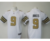 Men's New Orleans Saints #9 Drew Brees Nike White Color Rush Limited Jersey