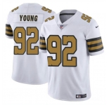 Men's New Orleans Saints #92 Chase Young White Color Rush Limited Football Stitched Jersey