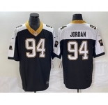 Men's New Orleans Saints #94 Cameron Jordan Black 2023 FUSE 1987 Legacy Vapor Stitched Jersey