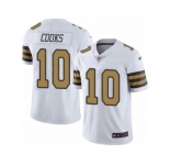 Men's Nike New Orleans Saints #10 Brandin Cooks Limited White Rush NFL Jersey