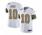 Men's Nike New Orleans Saints #10 Brandin Cooks Limited White Rush NFL Jersey