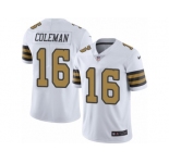 Men's Nike New Orleans Saints #16 Brandon Coleman Limited White Rush NFL Jersey