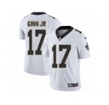 Men's Nike New Orleans Saints #17 Ted Ginn Jr Vapor Untouchable Limited White NFL Jersey
