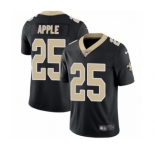 Men's Nike New Orleans Saints #25 Eli Apple Black Team Color Vapor Untouchable Limited Player NFL Jersey