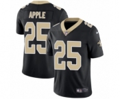 Men's Nike New Orleans Saints #25 Eli Apple Black Team Color Vapor Untouchable Limited Player NFL Jersey
