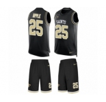 Men's Nike New Orleans Saints #25 Eli Apple Limited Black Tank Top Suit NFL Jersey
