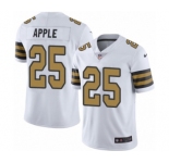 Men's Nike New Orleans Saints #25 Eli Apple Limited White Rush Vapor Untouchable NFL Jersey