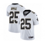 Men's Nike New Orleans Saints #25 Eli Apple White Vapor Untouchable Limited Player NFL Jersey