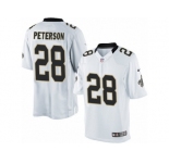 Men's Nike New Orleans Saints #28 Adrian Peterson Limited White NFL Jersey