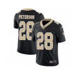Men's Nike New Orleans Saints #28 Adrian Peterson Vapor Untouchable Limited Black Team Color NFL Jersey