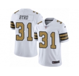 Men's Nike New Orleans Saints #31 Jairus Byrd Limited White Rush NFL Jersey